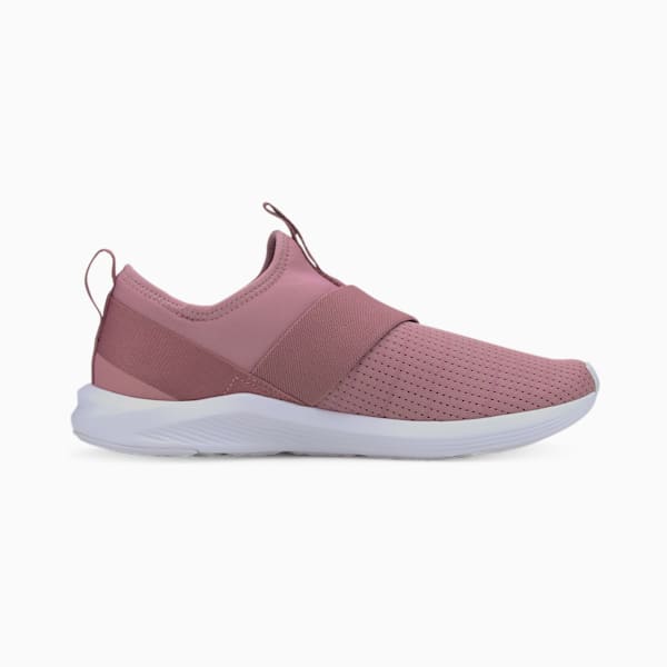 Zapatos de entrenamiento sin agujetas Prowl para mujer, Foxglove-Puma White, extralarge
